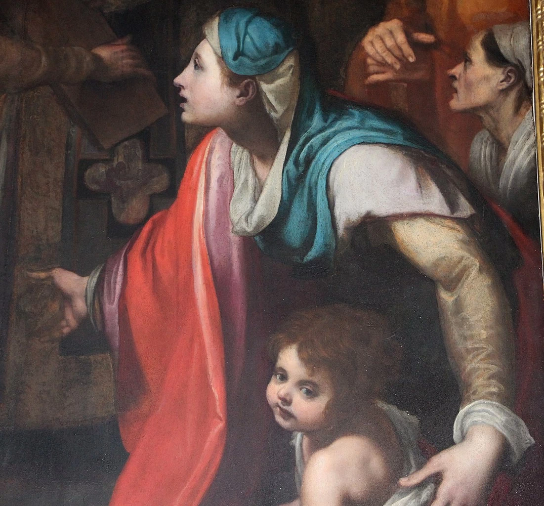 Eraclio porta la croce in Gerusalemme - dettaglio 2